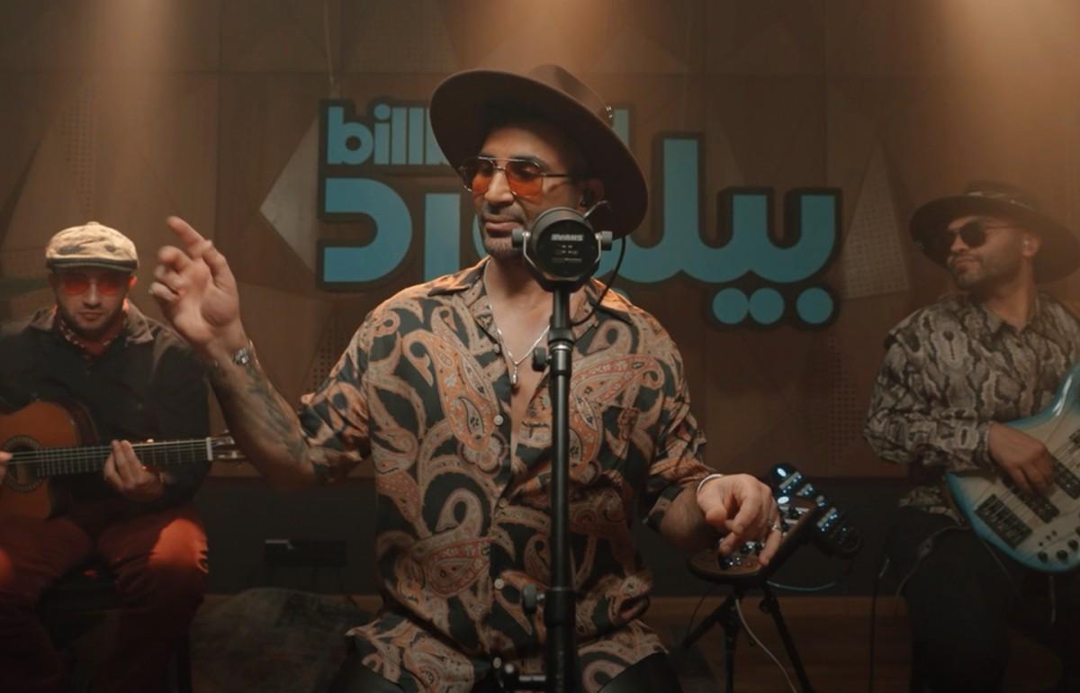 أحمد سعد في جلسات بيلبورد عربية (بيلبورد عربية/ أسامة يحيى محمد)