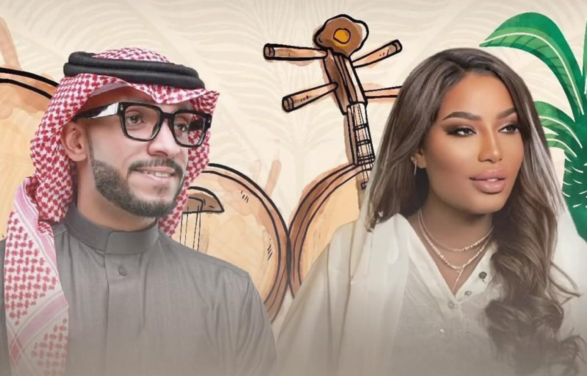 موضي الشمراني وعبدالله المانع يجتمعان في حفل بجدة