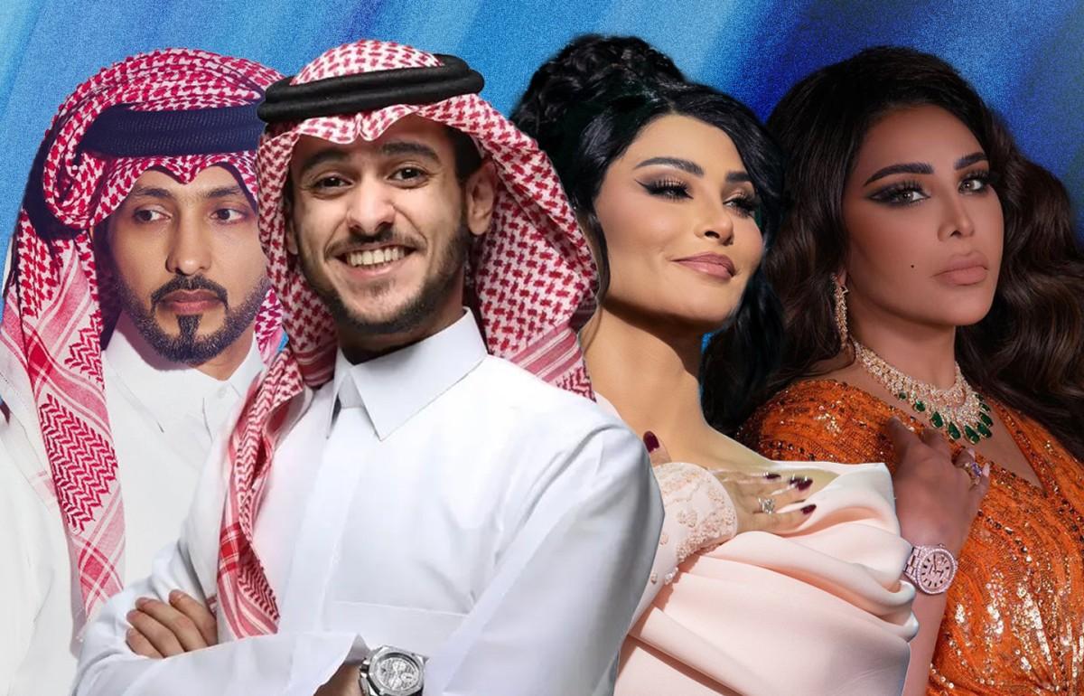 عايض - فهد الكبيسي - أحلام - أميمة طالب 