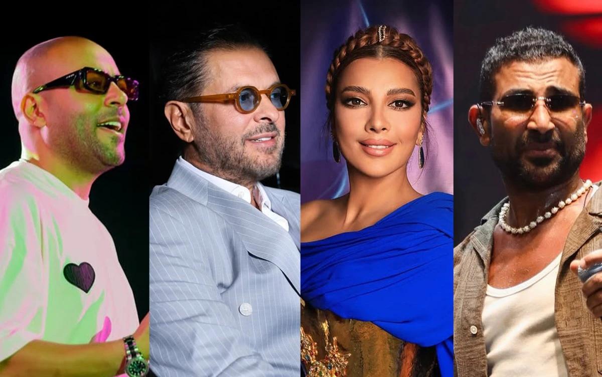 نجوم الوطن العربي يضيئون احتفالات اليوم الوطني السعودي في مراسي الساحل الشمالي