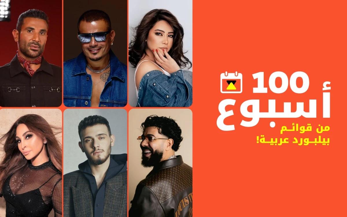 حين تتحول الأرقام إلى ذاكرة: بيلبورد عربية تحتفل بـ 100 أسبوع من القوائم