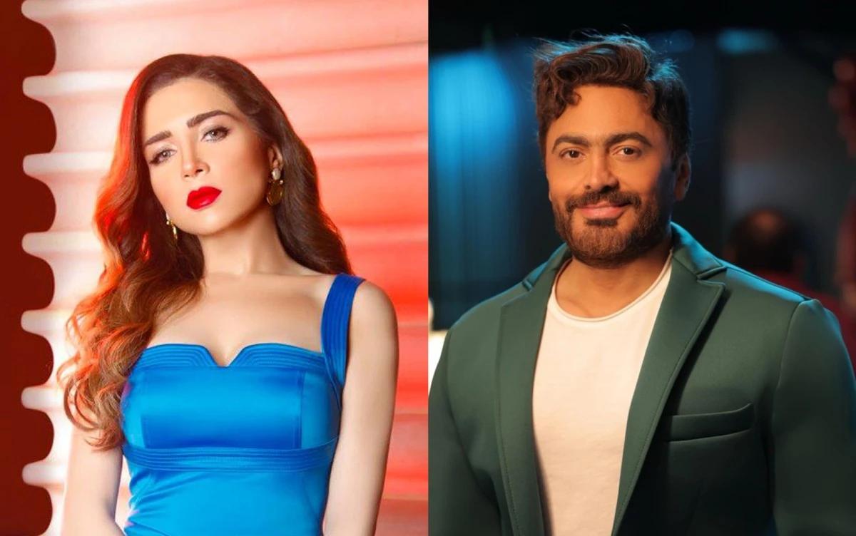 بطلة "عمر وسلمى" مي عز الدين تتزوّج وتامر حسني أول المهنّئين