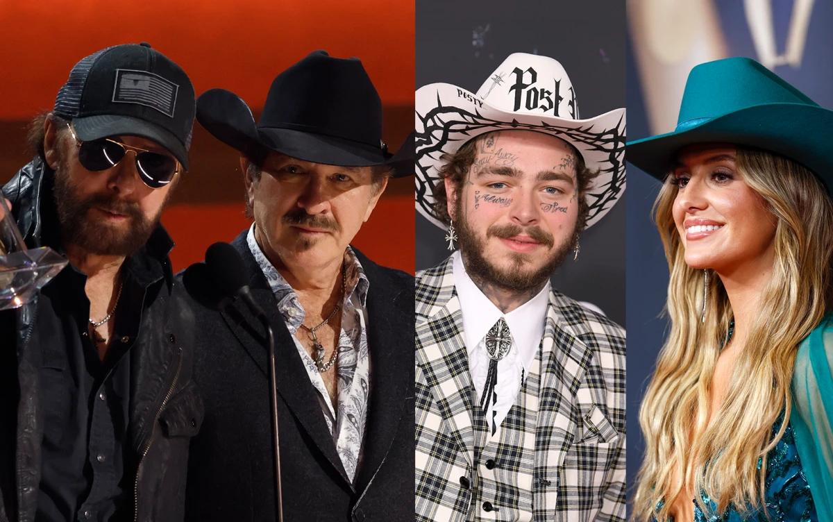 فنانون صنعوا التاريخ في جوائز موسيقى الكانتري لعام 2025