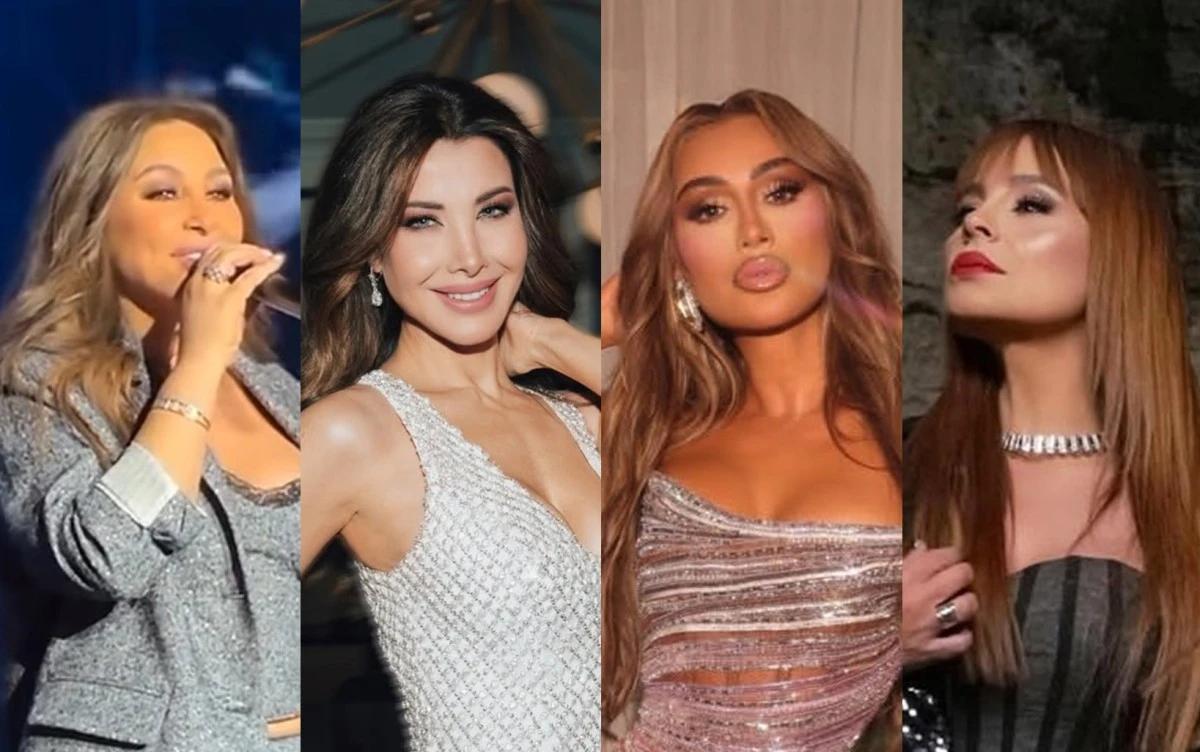 فساتين، بدلات، وجرأة محسوبة: النجمات العربيات في رأس السنة