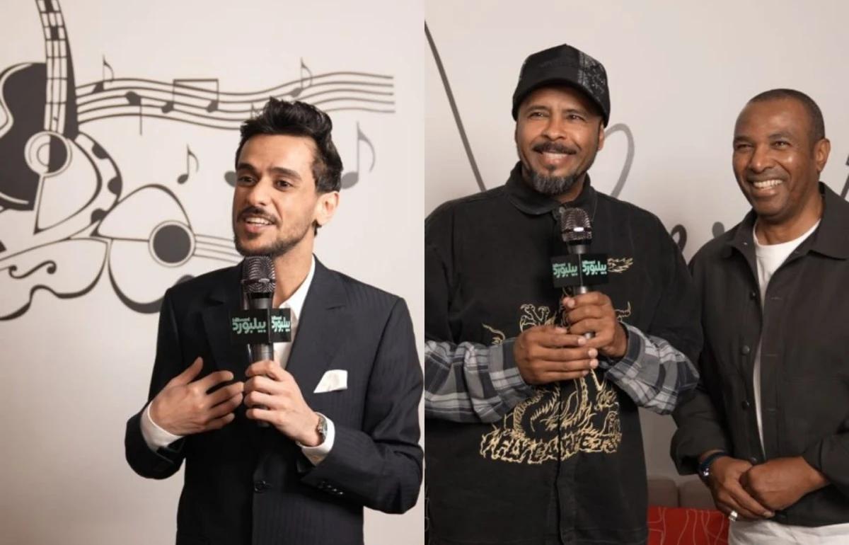 لقاء مع عايض وفرقة ميامي في كواليس حفل كوكا كولا أرينا