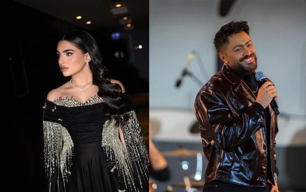 مها فتوني وتامر حسني يؤديان دويتو "30 حياة" لأول مرة