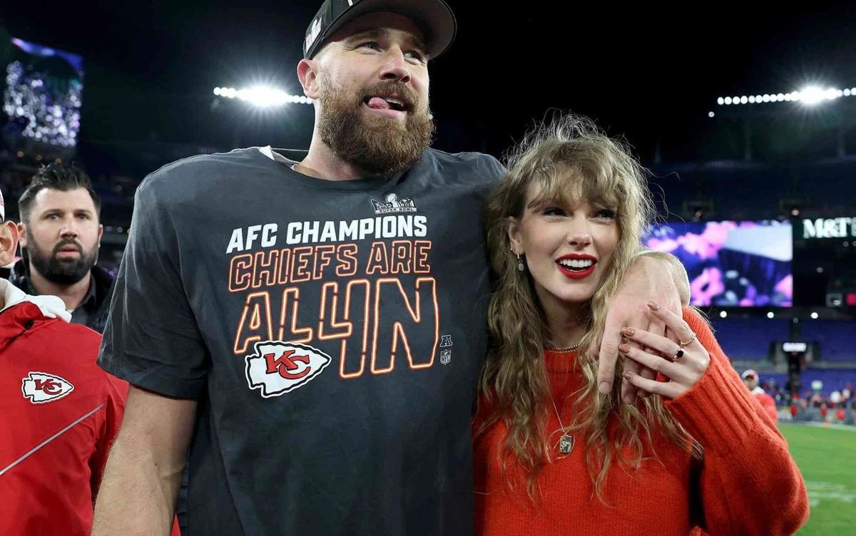 تايلور سويفت وترافيس كيلسي
