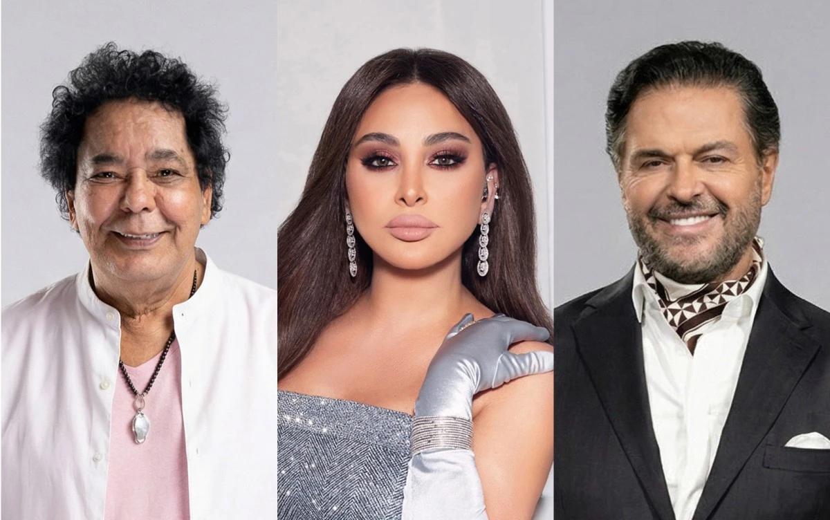 راغب علامة - إليسا - محمد منير