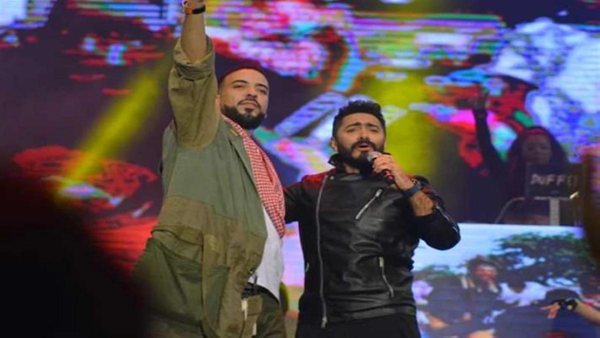 أبريل يجمع تامر حسني وفرنش مونتانا مجددًا في العين السخنة.. وهذه شروط الحفل