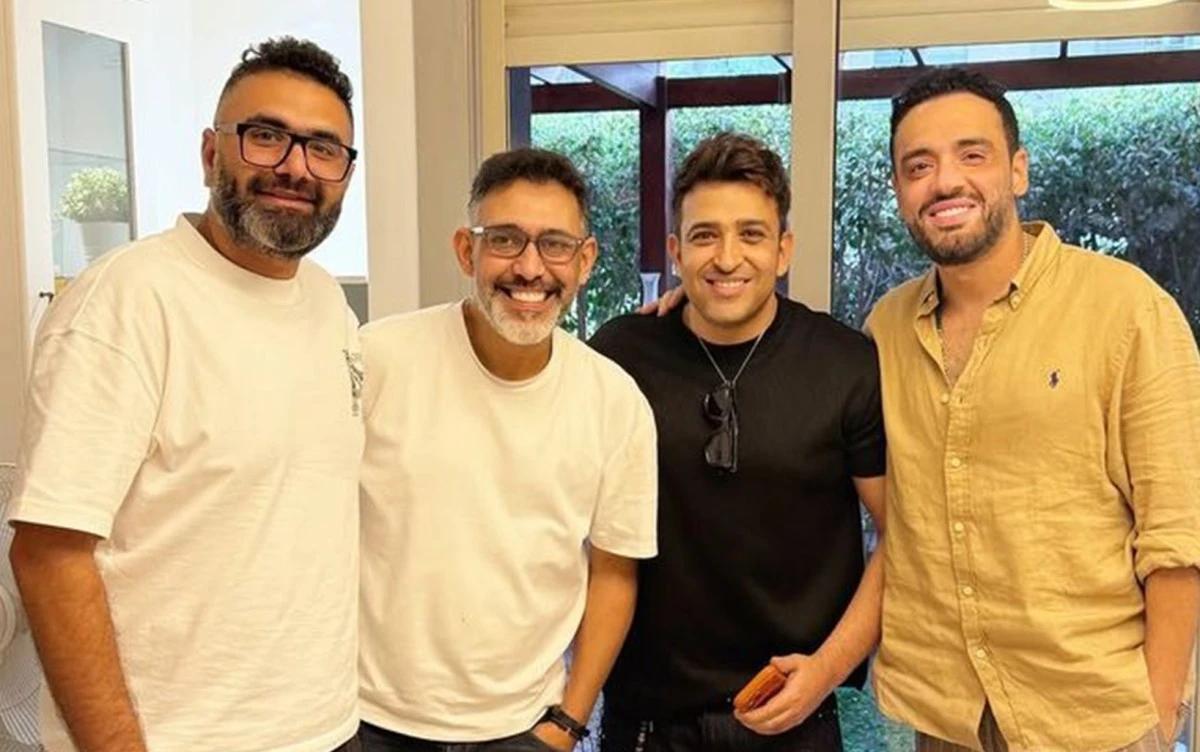 رامي جمال مع عمرو مصطفى وتامر حسين.. تعاون ثلاثي يلفت الأنظار