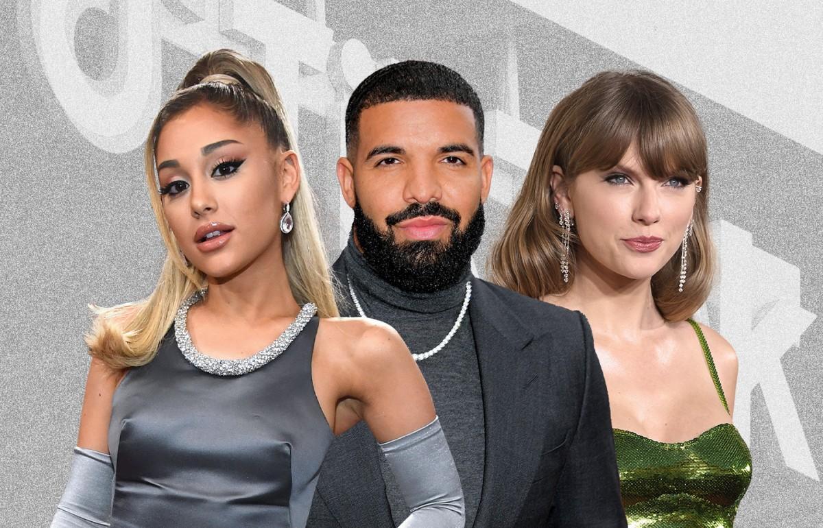 تايلور سويفت ودريك وأريانا غراندي