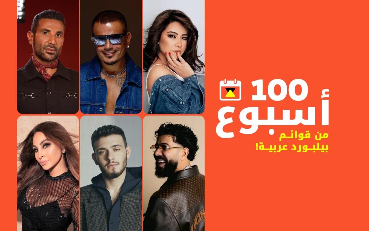 حين تتحول الأرقام إلى ذاكرة: بيلبورد عربية تحتفل بـ 100 أسبوع من القوائم