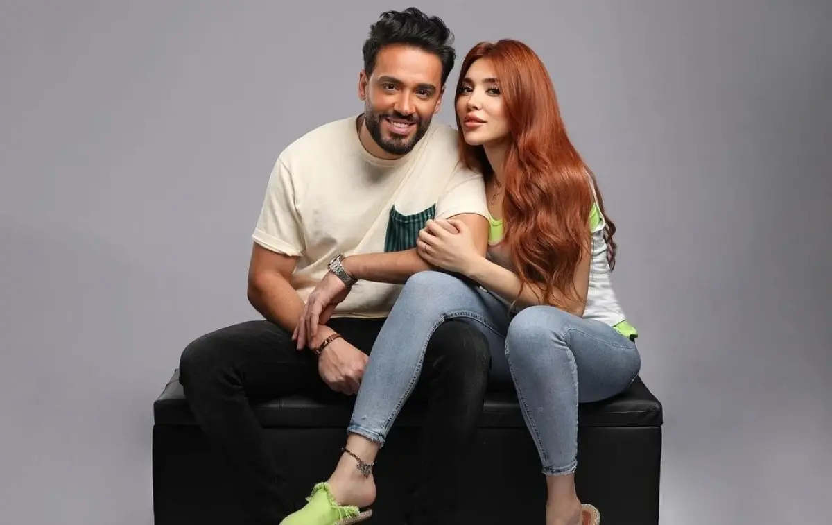 ناريمان وزوجها رامي جمال