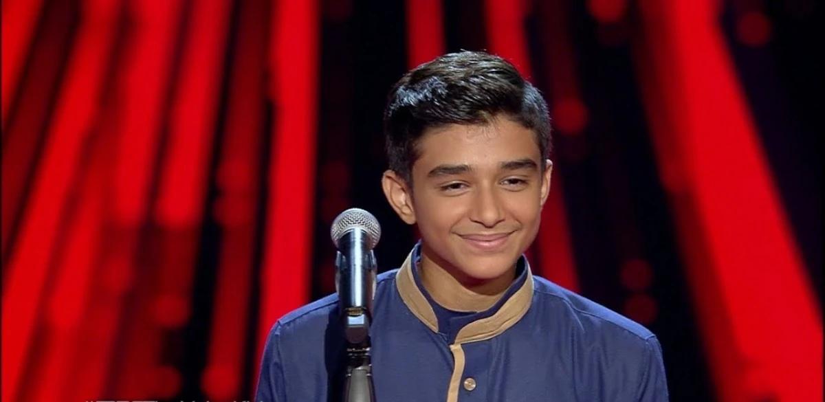 خالد الفايد خلال مشاركته السابقة في برنامج ذا فويس كيدز