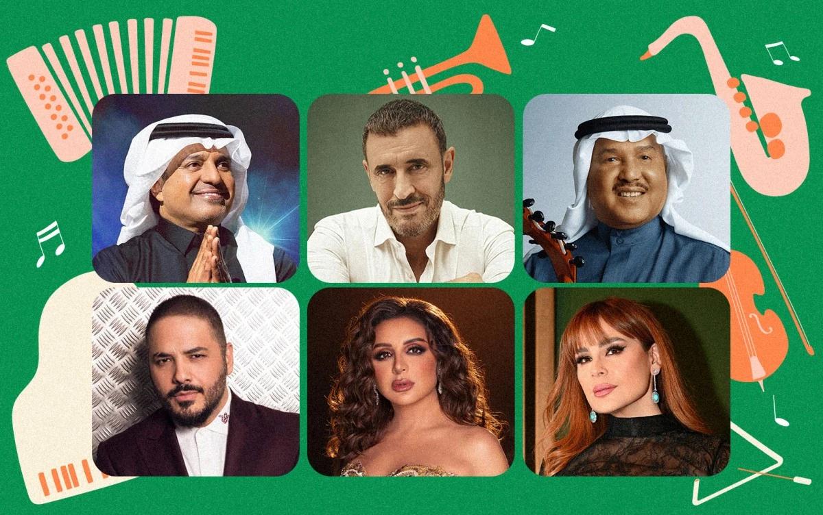 نجوم عرب سجلوا أغانيهم بـ 100 آلة موسيقية
