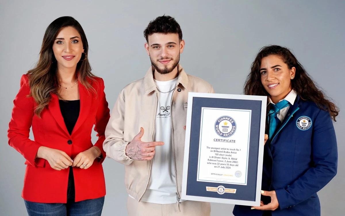 الشامي يحقق لقبه الثاني في غينيس للأرقام القياسية بعد تصدره قوائم بيلبورد عربية
