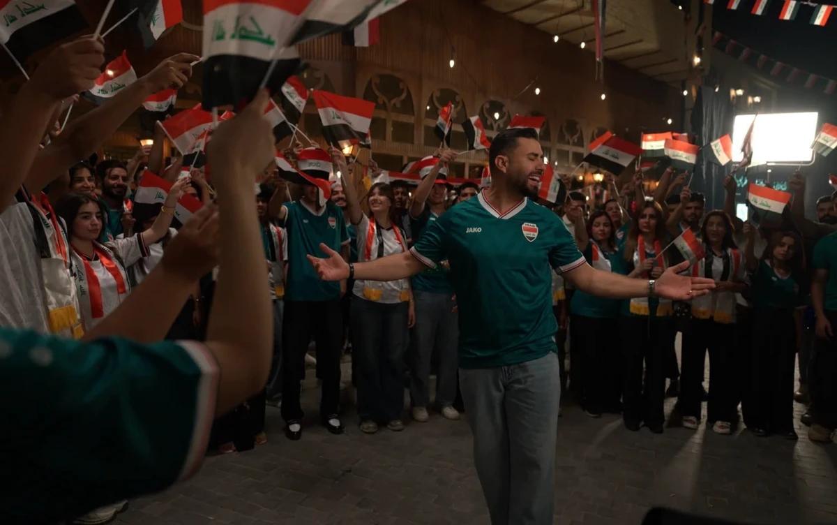 ستار سعد يشجع منتخب بلاده في كأس العالم بـ"العراقي يتقدم"