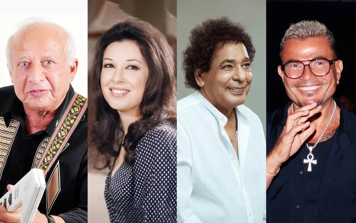 عمرو دياب - محمد منير - نجاة - هاني شنودة